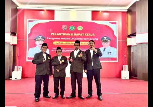 Resmi Dilantik, Badko LPQ Semarang Siap Cetak Generasi Qurani 2025–2030