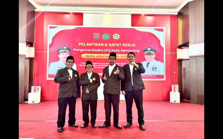 Resmi Dilantik, Badko LPQ Semarang Siap Cetak Generasi Qurani 2025–2030