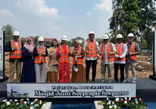 Masjid Warisan Soeprapto Soeparno Resmi Dimulai, JNE-TIKI Hadir Sebagai Penggerak Semangat