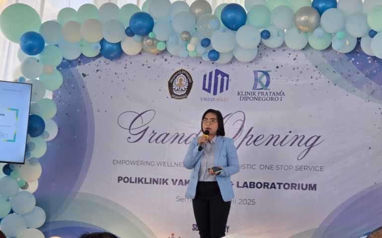 UNDIP Siap Jadi Pusat Layanan Kesehatan Edukatif Lewat Peresmian Poliklinik Vaksinasi & Laboratorium Klinik Pratama Diponegoro 1