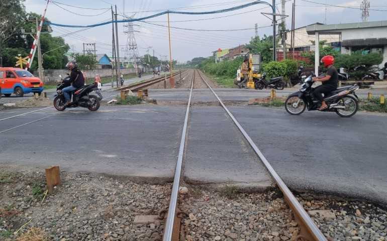 KAI Daop 4 Tindak Lanjut Evaluasi Jalur, Perlintasan Kaligawe Diperkuat Infrastruktur