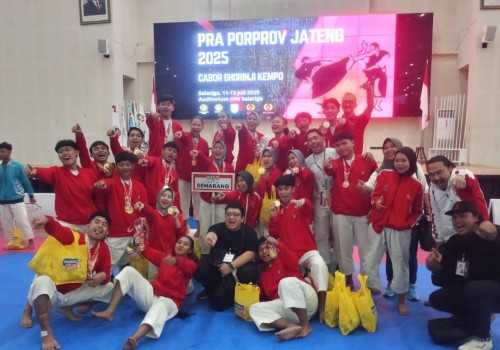 Kota Semarang Loloskan 21 Kenshi ke Porprov Jateng 2026