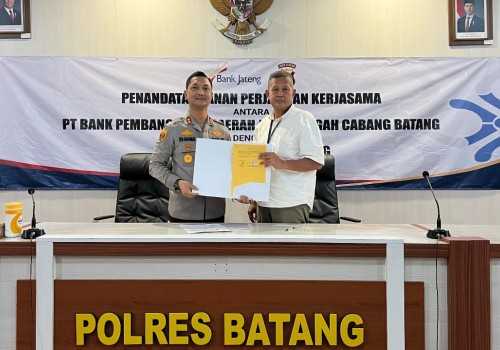 Bank Jateng dan Polres Batang Teken Kerja Sama Kelola Layanan Keuangan Personel