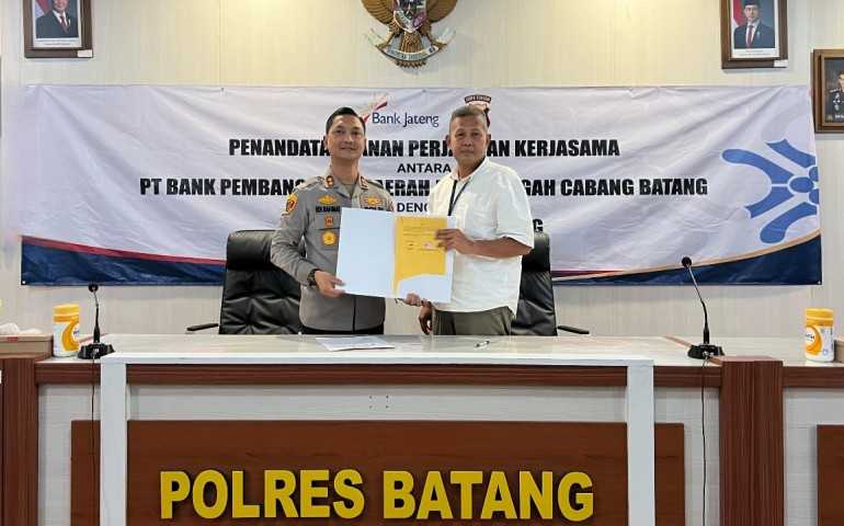 Bank Jateng dan Polres Batang Teken Kerja Sama Kelola Layanan Keuangan Personel