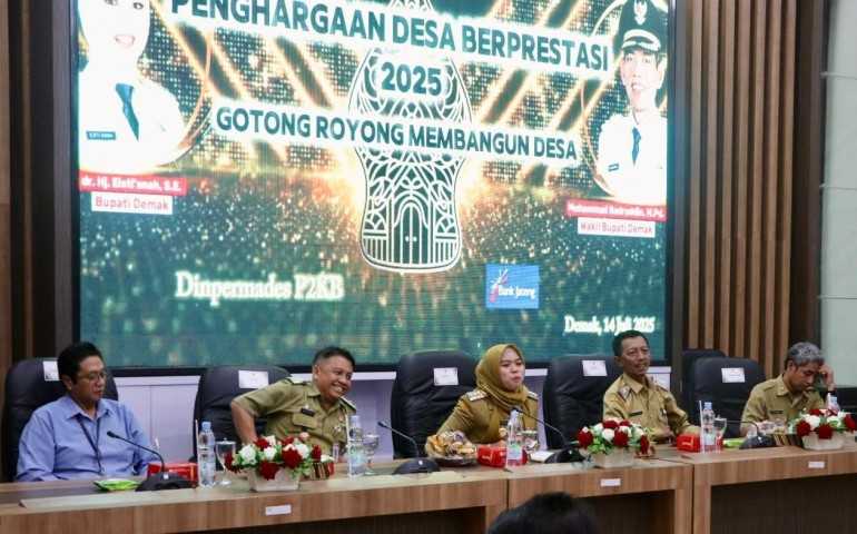 Bank Jateng Dukung Desa Berkinerja Terbaik melalui Penghargaan Dana Insentif Desa di Kabupaten Demak