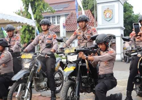 Jaga Masa Anarkis, Polres Kendal Lakukan Latihan Pengamanan Masa