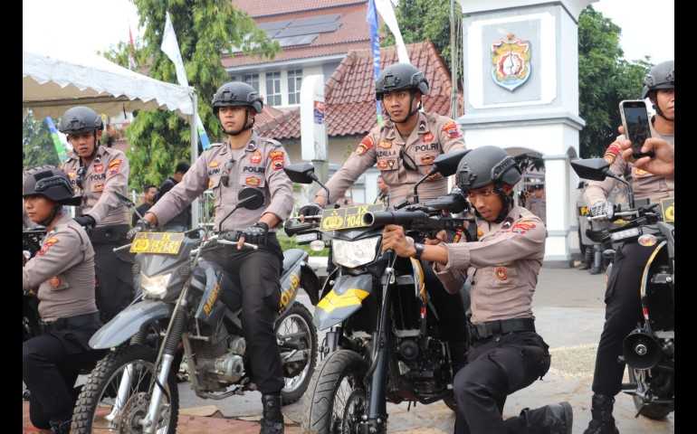 Jaga Masa Anarkis, Polres Kendal Lakukan Latihan Pengamanan Masa