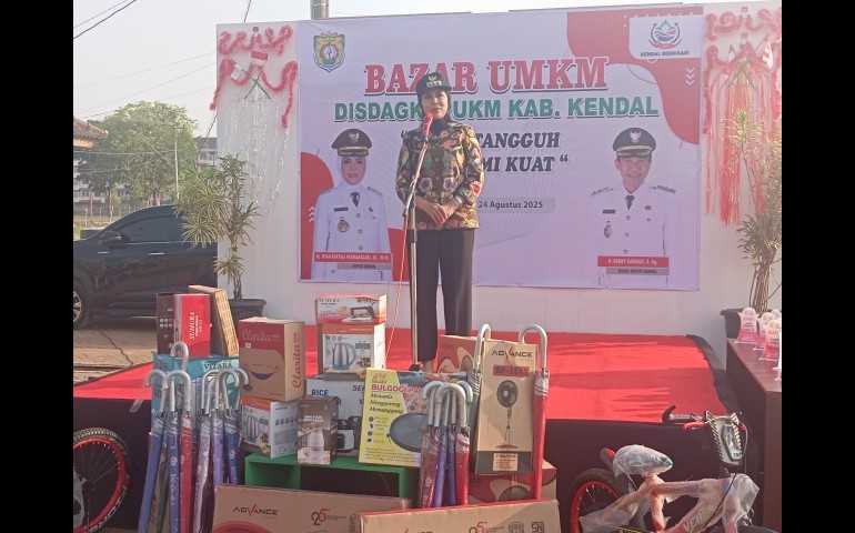 Bupati Kendal Dyah Kartika Permanasari, Bazar UMKM di Kendal Dapat dijadikan Ajang Promosi Produk UMKM di Kendal