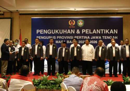 Kairul Anwar Resmi Menjadi Ketua Umum PENGPROV PERTINA Jawa Tengah