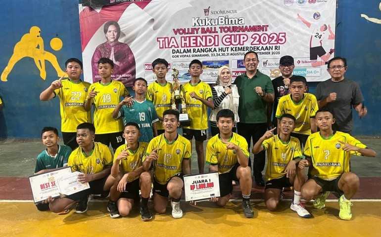 TIA Hendi Cup 2025 Lahirkan Bintang Voli Muda, Berikut Peraih Juara dan Best Player