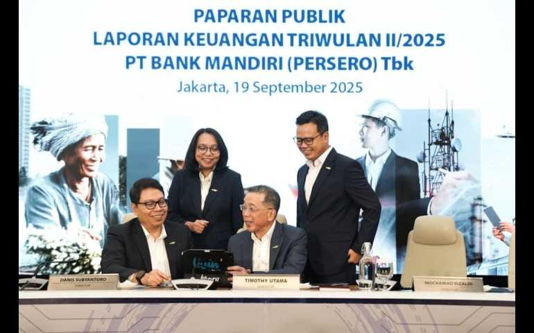 Bank Mandiri Makin Optimis Majukan Negeri, Catat Kinerja Solid di Kuartal II 2025