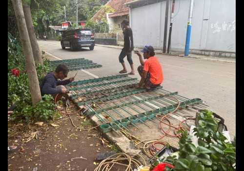 Perjalanan KA Lebih Aman, KAI Daop 1 Jakarta Pagar Sterilisasi di Gunung Sahari Kembali Diperkuat