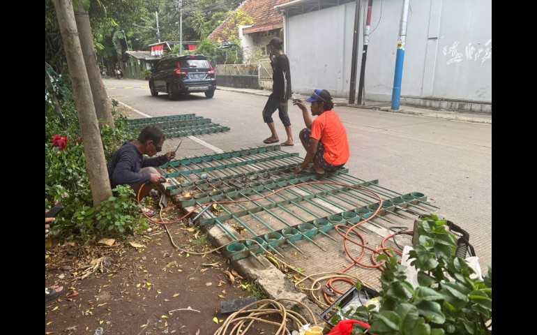 Perjalanan KA Lebih Aman, KAI Daop 1 Jakarta Pagar Sterilisasi di Gunung Sahari Kembali Diperkuat