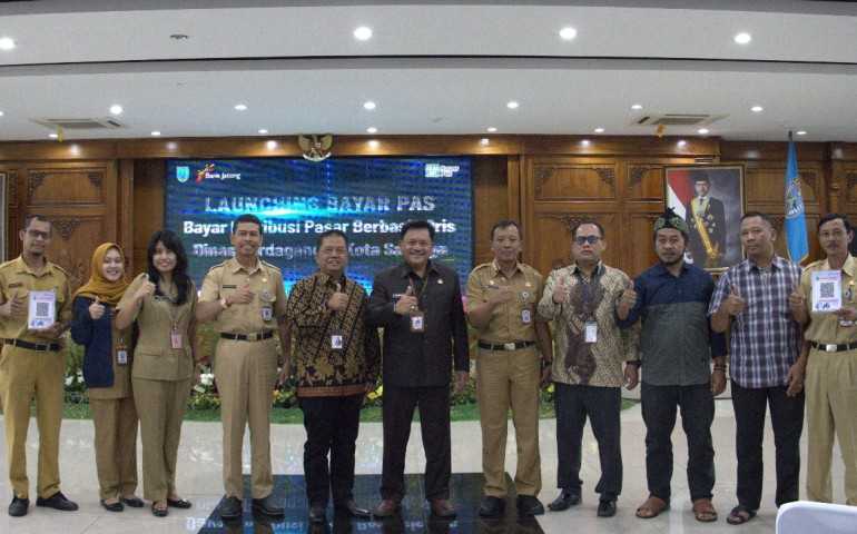 Pemerintah Salatiga Luncurkan BayarPas, Bank Jateng Bantu Digitalisasi Pembayaran Retribusi Pasar