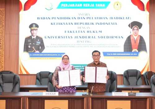 Badiklat Kejaksaan RI dan FH Unsoed Jalin Kerja Sama Kelas Afirmasi Magister Hukum RPL untuk Jaksa