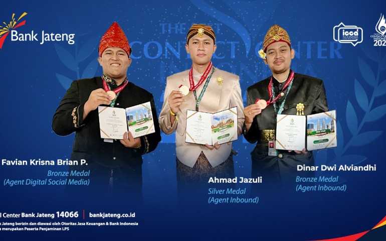 Raih Prestasi Gemilang, Insan Layanan Bank Jateng Sabet Medali di The Best Contact Center Indonesia 2025!