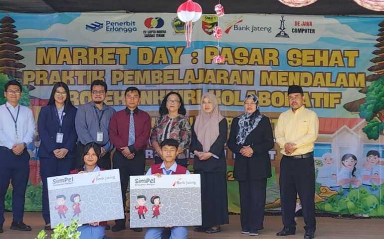 Kolaborasi Bank Jateng dan SMKN 1 Surakarta: Beri Pengalaman Nyata Literasi Keuangan