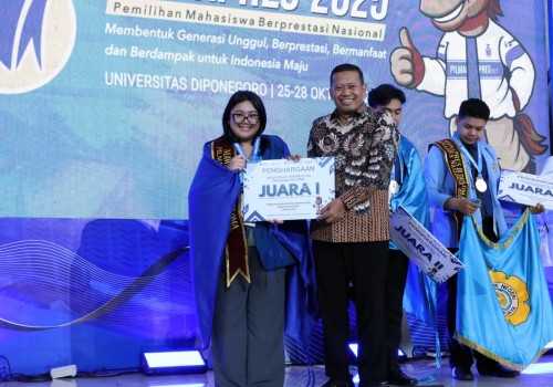 Rektor Suharnomo Bangga, Mahasiswa UNDIP Taklukkan UI, UGM, ITB, dan IPB di Pilmapres 2025