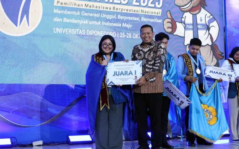 Rektor Suharnomo Bangga, Mahasiswa UNDIP Taklukkan UI, UGM, ITB, dan IPB di Pilmapres 2025