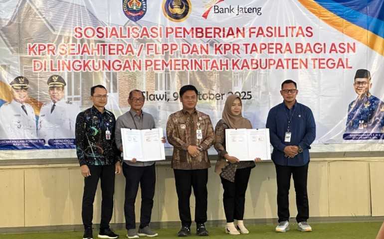 Bank Jateng Slawi Siap Dukung Kesejahteraan ASN Kabupaten Tegal Melalui KPR FLPP Bersubsidi