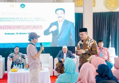 Sosialisasi MBG di Desa Tambakselo Grobogan, DPR Jelaskan Sebagai Upaya Cetak Anak Cerdas dan Sehat