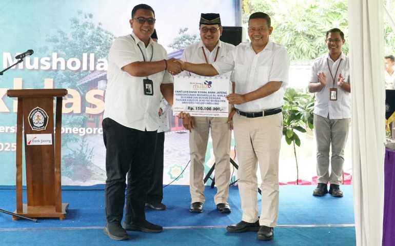 Bank Jateng Perkuat Nilai Spiritual di KHDTK Wanadipa melalui Pembangunan Mushola