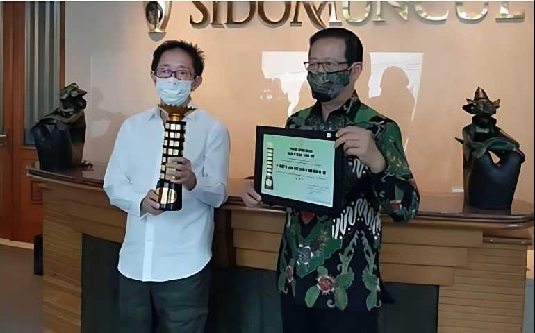 Sido Muncul Raih Penghargaan Hijau Level 5 Kemenperin