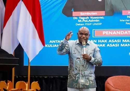 Kuliah Umum Menteri HAM RI di UNDIP: Penguatan Nilai HAM sebagai Intangible Asset Bangsa