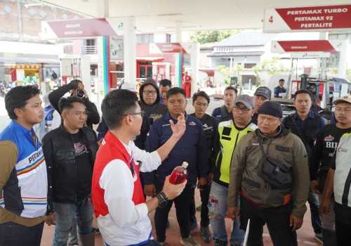 Rider Semarang Diajak Pertamina Rasakan BBM Ramah Lingkungan