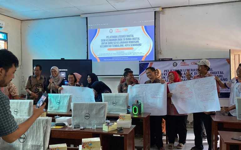 FISIP Undip Gandeng SDN 1 Rowosari, Bangun Ekosistem Digital Aman
