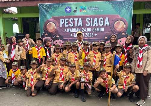 SDN 2 Gemuhblanten Raih Juara 2 Pesta Siaga Kwarran Gemuh 2025