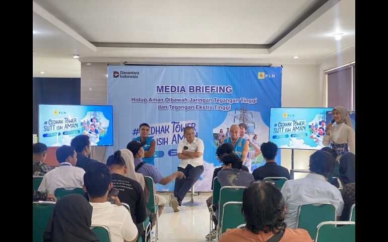PLN Gelar Media Briefing: Edukasi Masyarakat Hidup Aman di bawah Jaringan Tegangan Tinggi dan Ekstra Tinggi