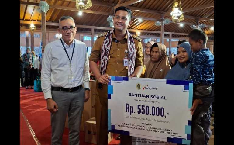 Bank Jateng Permudah Akses Bantuan Sosial Pemkab Klaten