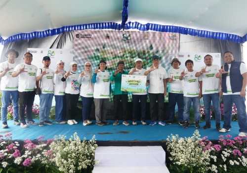 PLN UIP JBT Turut Ambil Bagian dalam Penanaman Ribuan Pohon di Jawa Barat dan Jawa Tengah