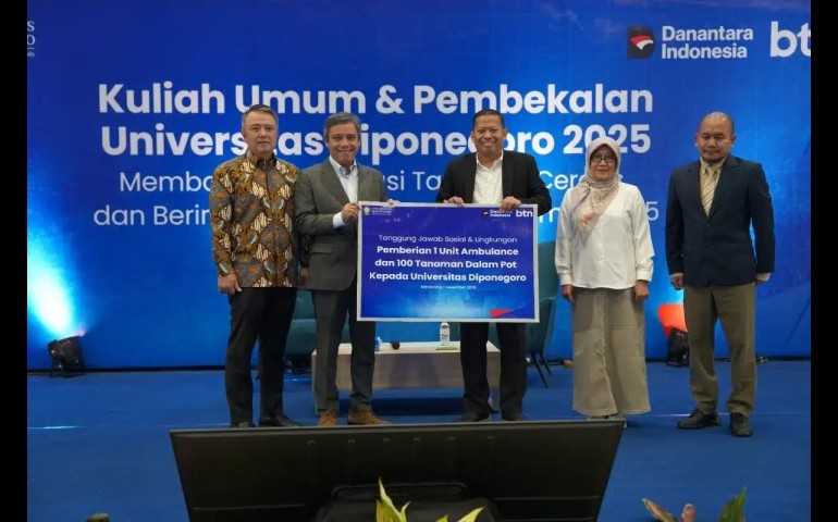 UNDIP dan BTN Dorong Mahasiswa KIP-K Kuasai Green Financing di Era Digital