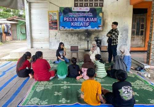 Mahasiswa USM Gelar Kegiatan “Pesta Belajar Kreatif” Untuk Tingkatkan Literasi Digital Anak-Anak