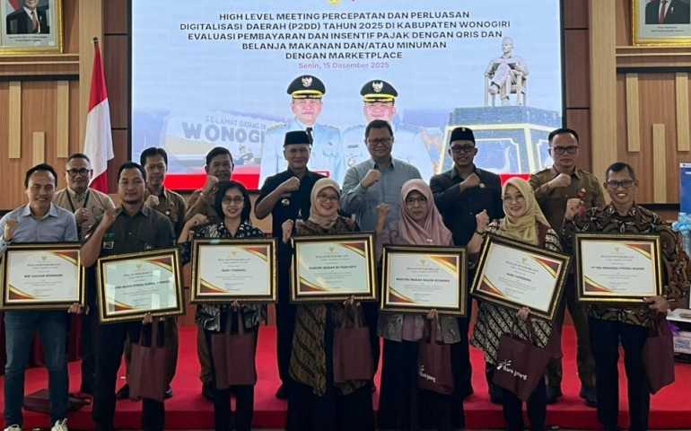 Sinergi Bank Jateng Wonogiri Dorong PAD Lewat QRIS