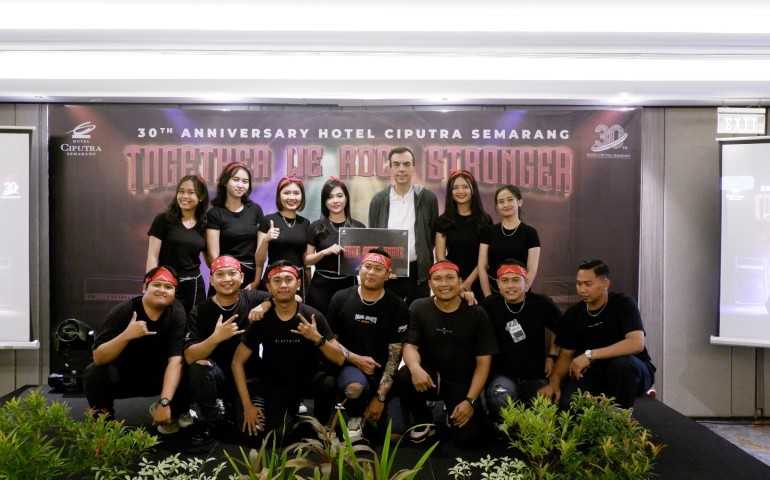 Hotel Ciputra Semarang Rayakan 30 Tahun dengan Semangat Rock & Roll Spirit