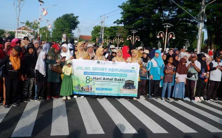 Bank Jateng Sukseskan Jalan Sehat HAB ke-80 Kemenag Kebumen