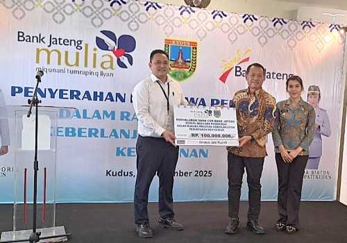 Dukung Pendidikan, Bank Jateng Beri Beasiswa Pelajar Kudus