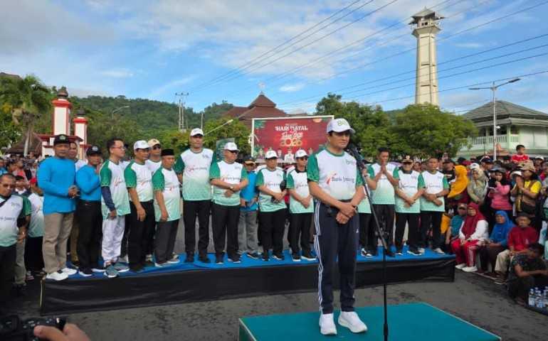 Bank Jateng Dukung Jalan Sehat HAB Kemenag di Wonogiri