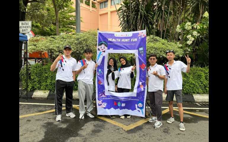 Greenwise Movement Ilkom USM Bersama Dinkes Kota Semarang Gelar Cek Kesehatan Gratis di CFD