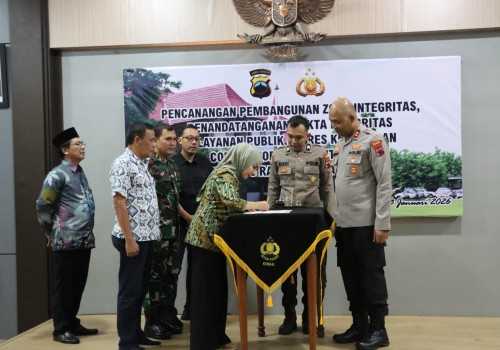Pemkab Kendal Dukung Penuh Zona Integritas Polres, Bupati Ajak OPD Perkuat Pelayanan Publik
