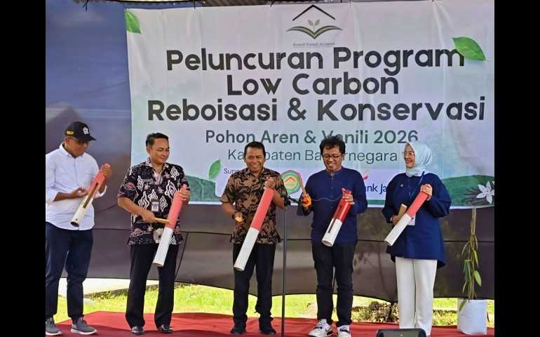 Wujudkan Banjarnegara Hijau, Bank Jateng Dukung Konservasi