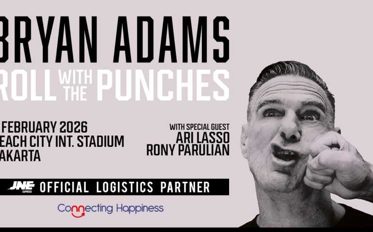 JNE Dukung Industri Musik, Jadi Official Logistics Partner Konser Bryan Adams di Jakarta
