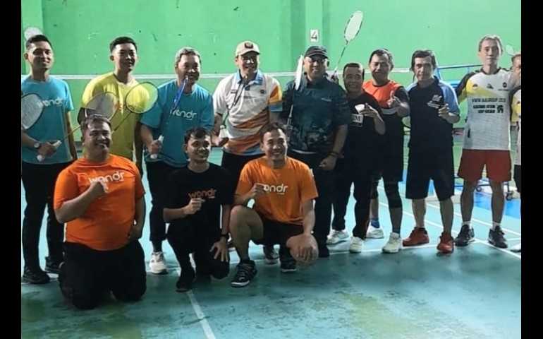 PWI Jateng Perkuat Sinergi Lewat Mabar Bulutangkis dan Tenis di HPN 2026