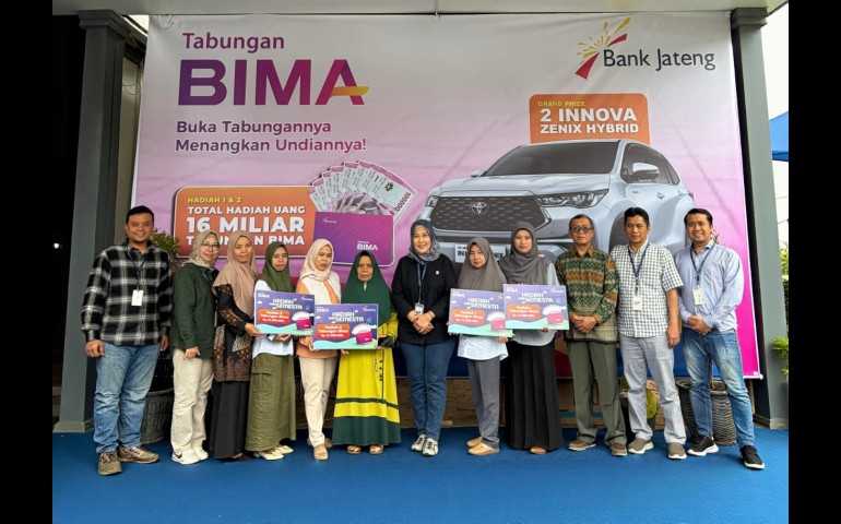 Delapan Nasabah Bank Jateng Pemalang Menang Undian BIMA