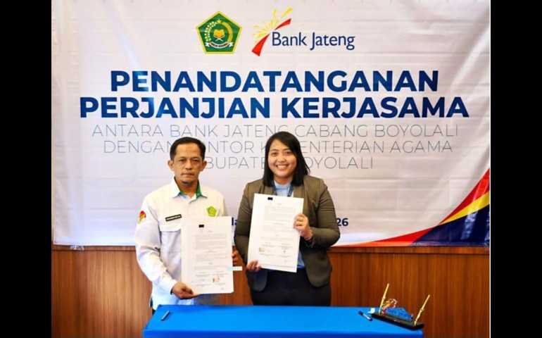 Kemenag Boyolali Gandeng Bank Jateng Kelola Hak Pegawai