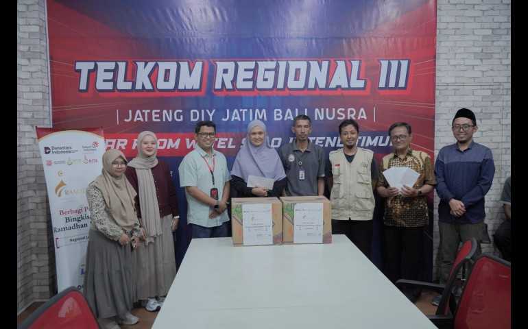 LMI dan MTTG Telkom Salurkan Bantuan untuk Pensiunan di Tiga Kota