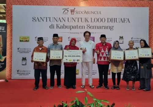 Sido Muncul Bagikan Paket Sembako dan Produk Kesehatan untuk 1.000 Dhuafa